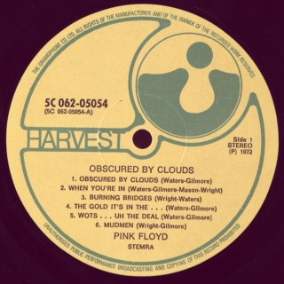 OBSCURED BY CLOUDS