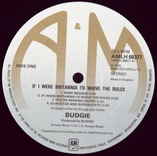 IF I WERE BRITTANIA I'D WAIVE THE RULES