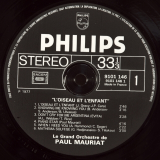 L'OISEAU ET L'ENFANT