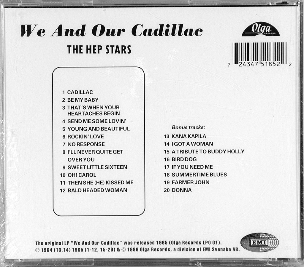 Hep Stars Cadillac. CD Cadillac three, the: Legacy. The hep Stars it's been a long long time. Hep Stars.