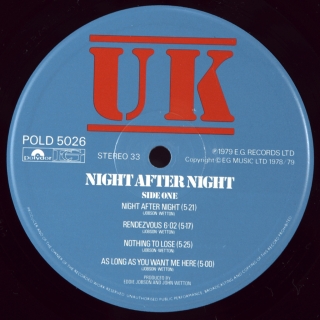 NIGHT AFTER NIGHT
