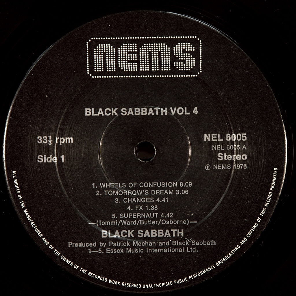 Black sabbath vol