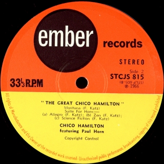 GREAT CHICO HAMILTON