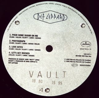 VAULT: DEF LEPPARD GREATEST HITS 1980-1995  (2INS)