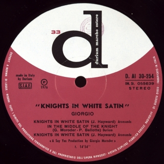 KNIGHTS IN WHITE SATIN