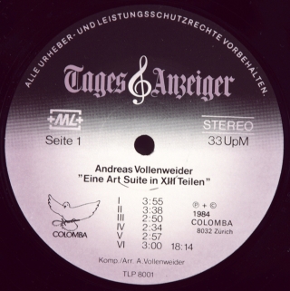 EINE ART SUITE IN XIII TEILEN