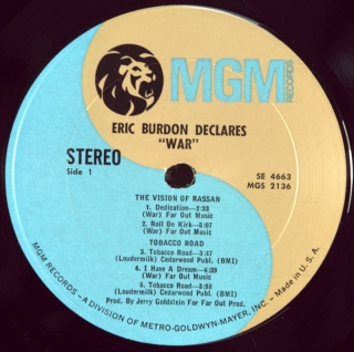 ERIC BURDON DECLARES 