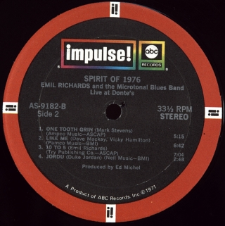SPIRIT OF 1976 / LIVE AT DONTE'S