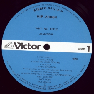 ARABESQUE VII (WHY NO REPLY)