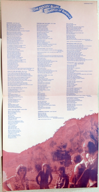 A QUESTION OF BALANCE