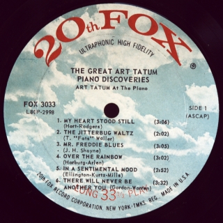 ART TATUM PIANO DISCOVERIES, VOLUME 2