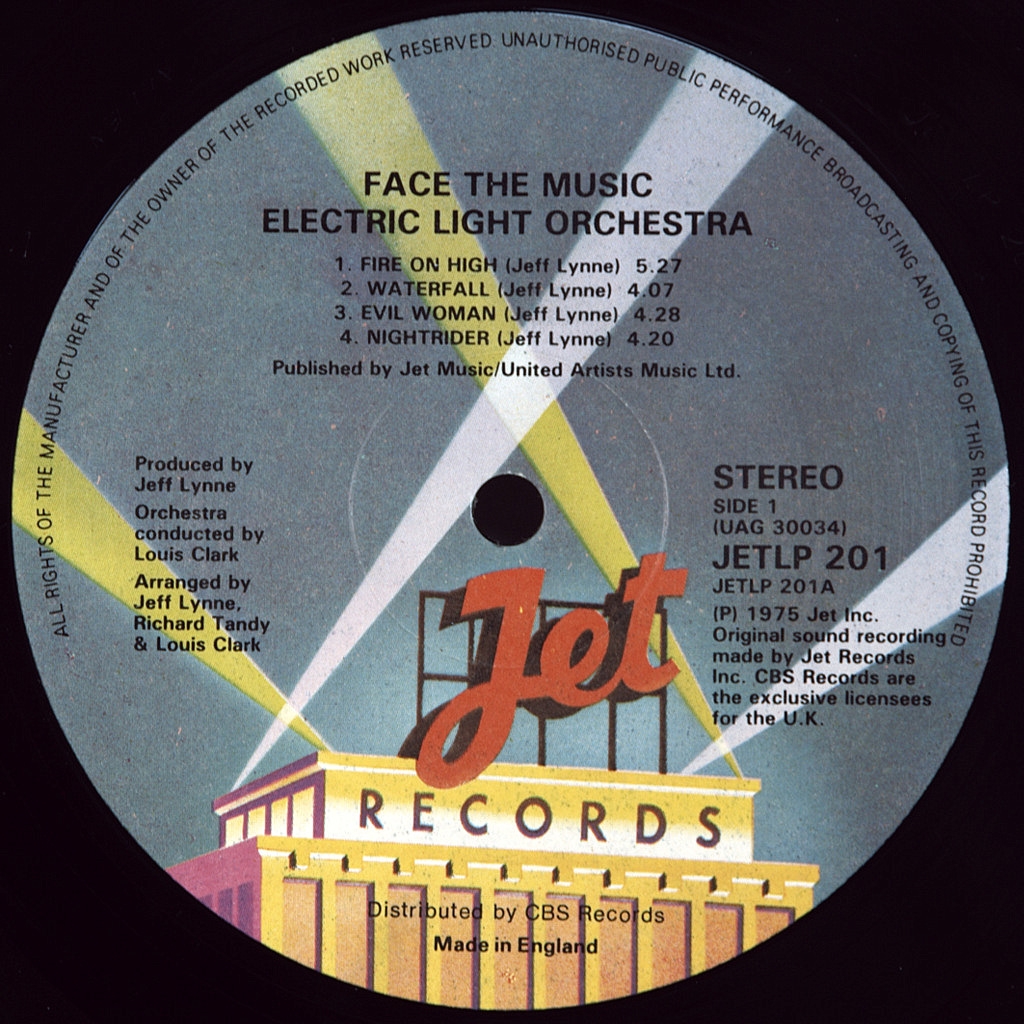 is by FACE THE MUSIC Face the Music Electric Light