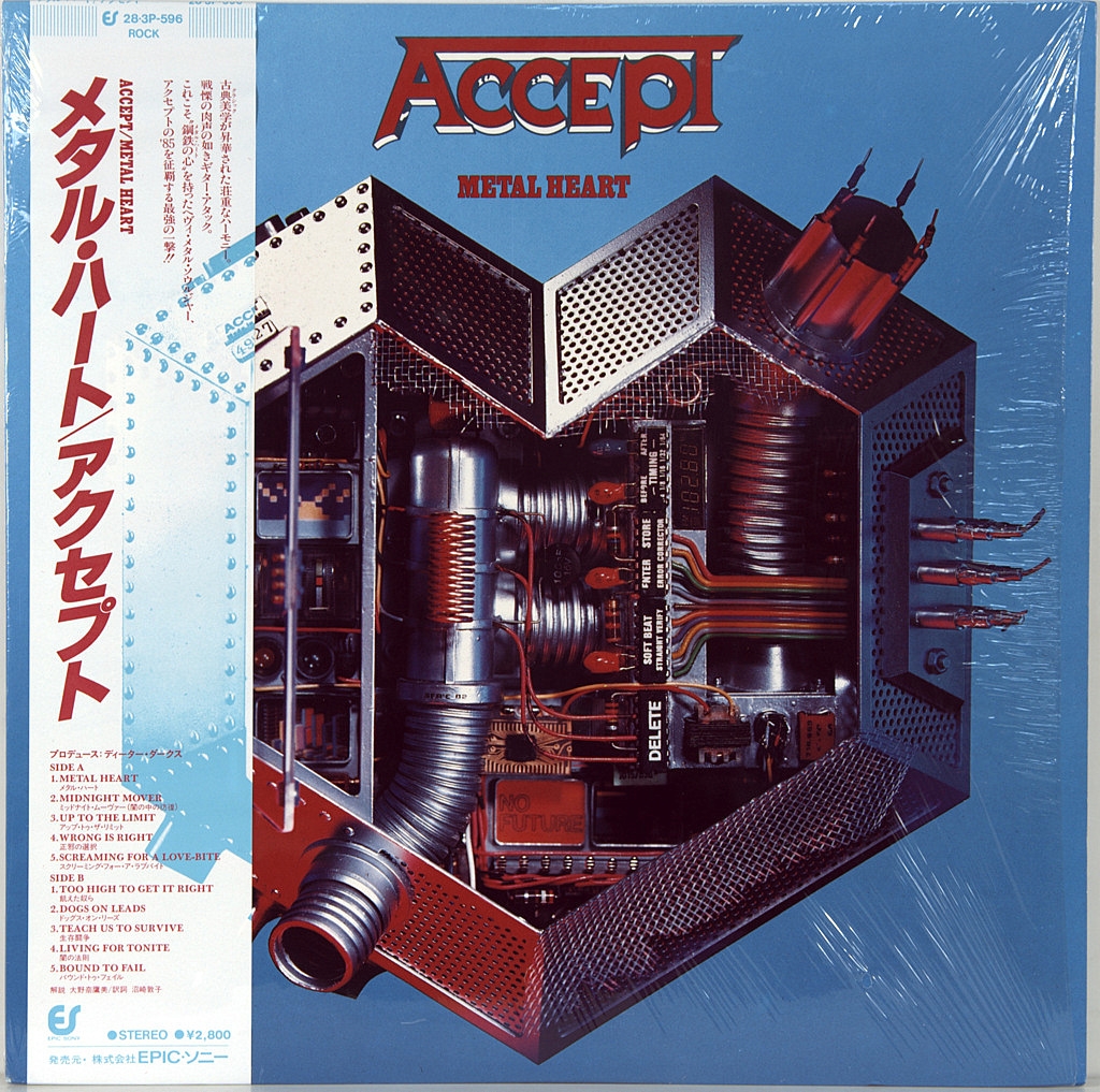 Accept m. Accept Metal Heart обложка. Accept Metal Heart 1985 обложка альбома. Metal Heart accept винил. Accept "Metal Heart (LP)".