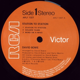 STATION TO STATION