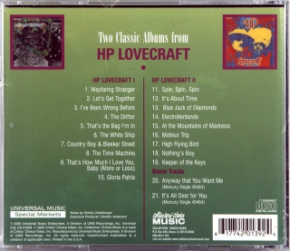 TWO CLASSIC ALBUMS FROM HP LOVECRAFT (1967-1968)
