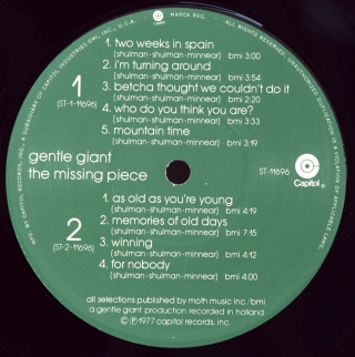 MISSING PIECE
