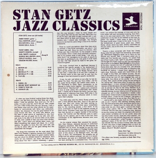 JAZZ CLASSICS (MONO) 1967