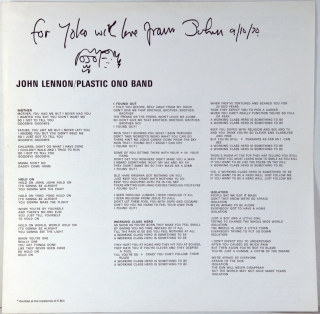 JOHN LENNON / PLASTIC ONO BAND