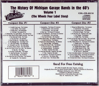 HISTORY OF MICHIGAN GARAGE BANDS IN THE '60S VOLUME 1: THE WHEELS 4 LABEL STORY (1966-1971)