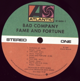 FAME AND FORTUNE