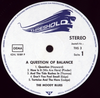 A QUESTION OF BALANCE