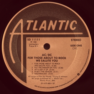 FOR THOSE ABOUT TO ROCK
