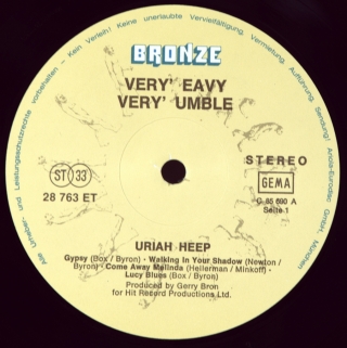 VERY 'EAVY VERY 'UMBLE...