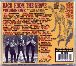 BACK FROM THE GRAVE VOLUME ONE (1962-1968)