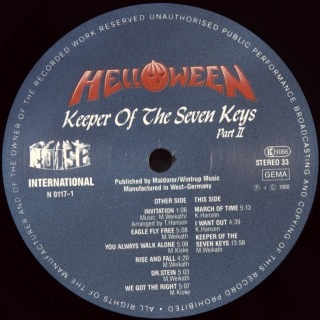 KEEPER OF THE SEVEN KEYS - PART II
