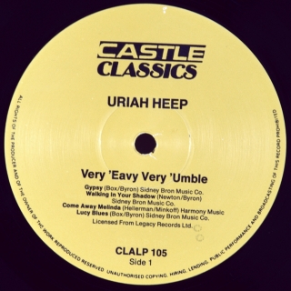 VERY 'EAVY VERY 'UMBLE...