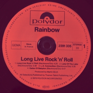LONG LIVE ROCK ’N’ ROLL