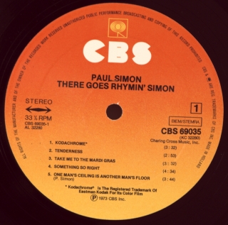 THERE GOES RHYMIN' SIMON