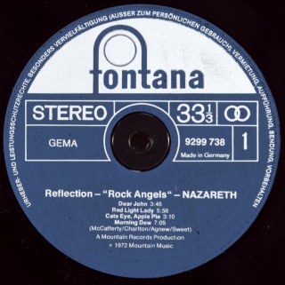 REFLECTION - ROCK ANGELS