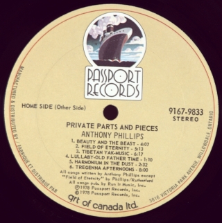 PRIVATE PARTS AND PIECES