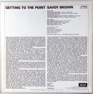 GETTING TO THE POINT