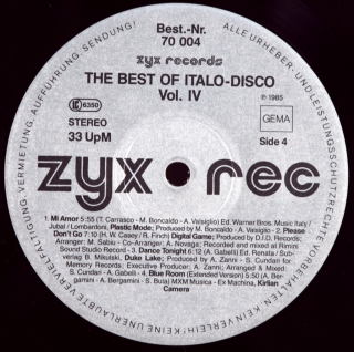 BEST OF ITALO DISCO VOL. 4